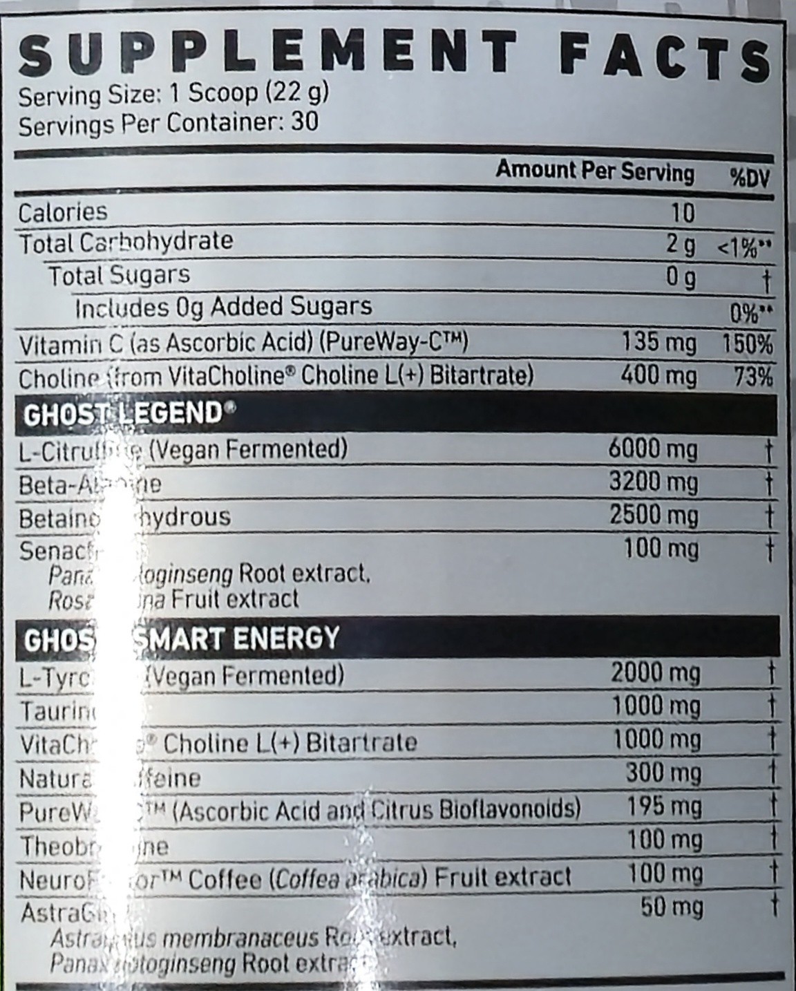 Ghost LEGEND PRE 1.6lb Size (30 Serv) Warheads Sour Watermelon BEST BY 12/26