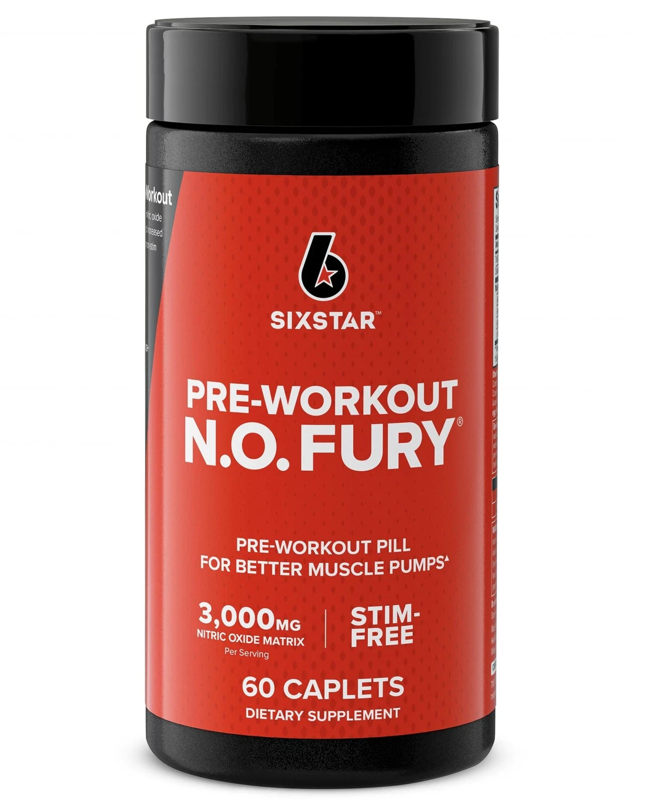 Six Star Nitric Oxide Supplements For Men & Women, Muscle Builder (60