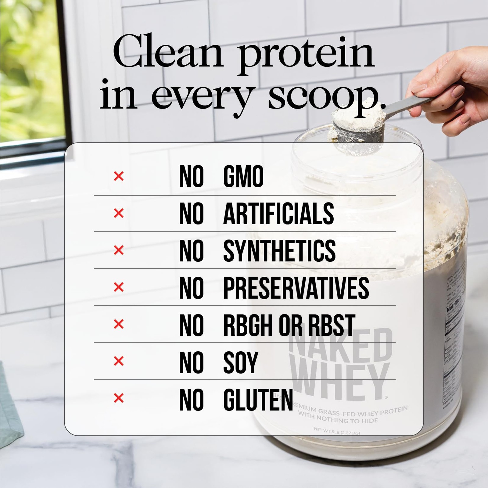 Strawberry Whey Protein – All Natural Grass Fed Whey Protein Powder + Dried