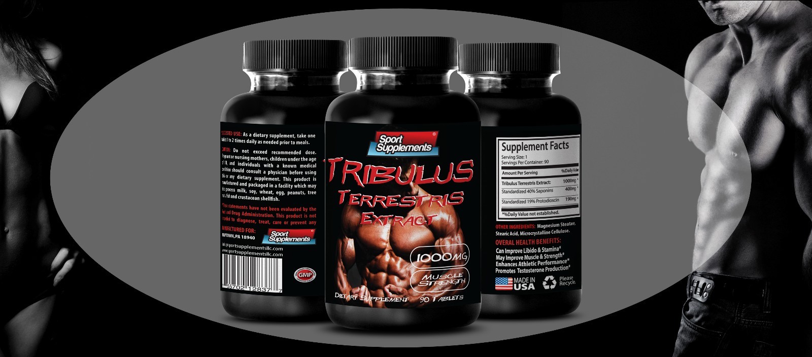 great booster – Tribulus Terrestris 1000 test your muscles 90 tablets 1 Bottle