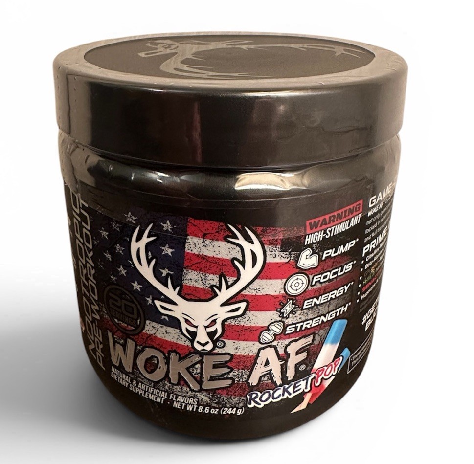 Bucked Up WOKE AF Pre-Workout – Rocket Pop Flavor (20 Servings)