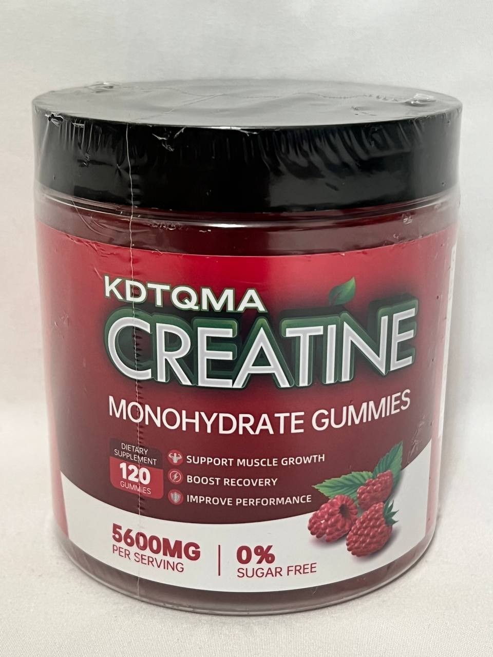 Creatine Monohydrate 5000mg Gummy 120 Count Gummies Sugar Free Expires 9/26/26