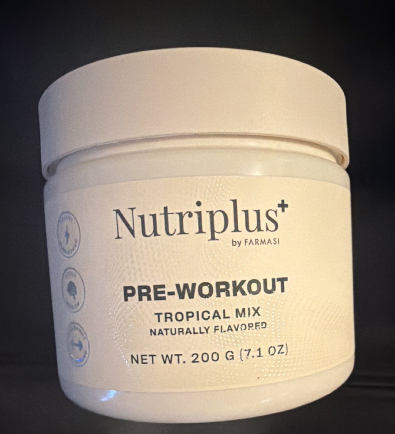 Nutriplus by Farmasi Pre-Workout Tropical Mix Unisex Powder 7.1 oz 200g