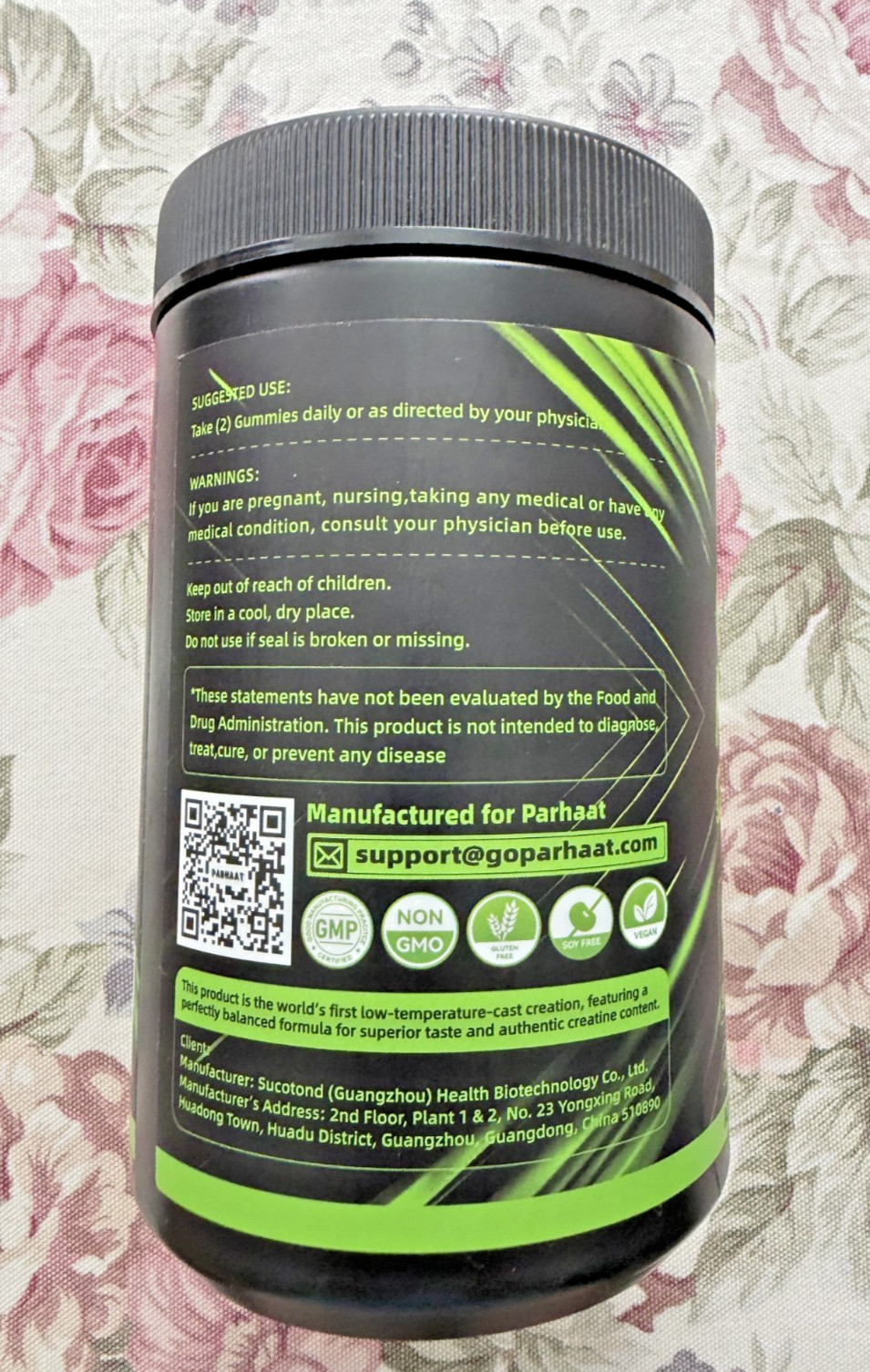 Parhaat NSF Certified Creatine Gummy – Creatine Monohydrate Gummies 5g