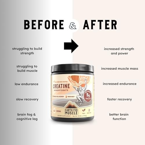 Creatine Monohydrate Powder 300g Unflavored Strength Power Muscle