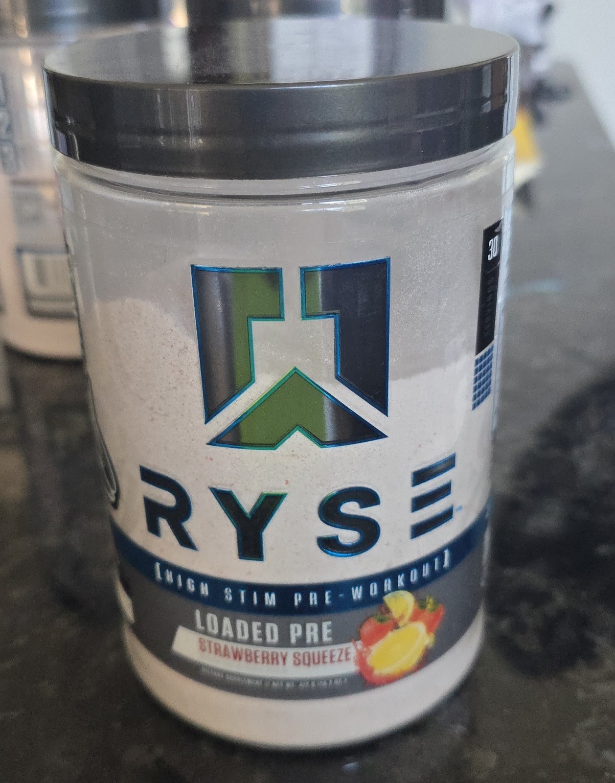 RYSE Loaded Pre Workout Powder – Strawberry Squeeze – Daily Pre-Workout for Men