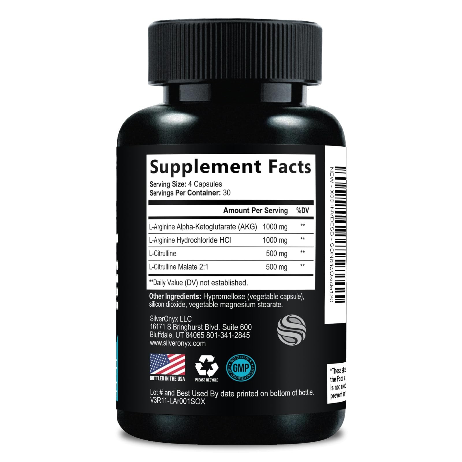 Extra Strength Nitric Oxide Booster – 3X 120 Count (Pack of 1)