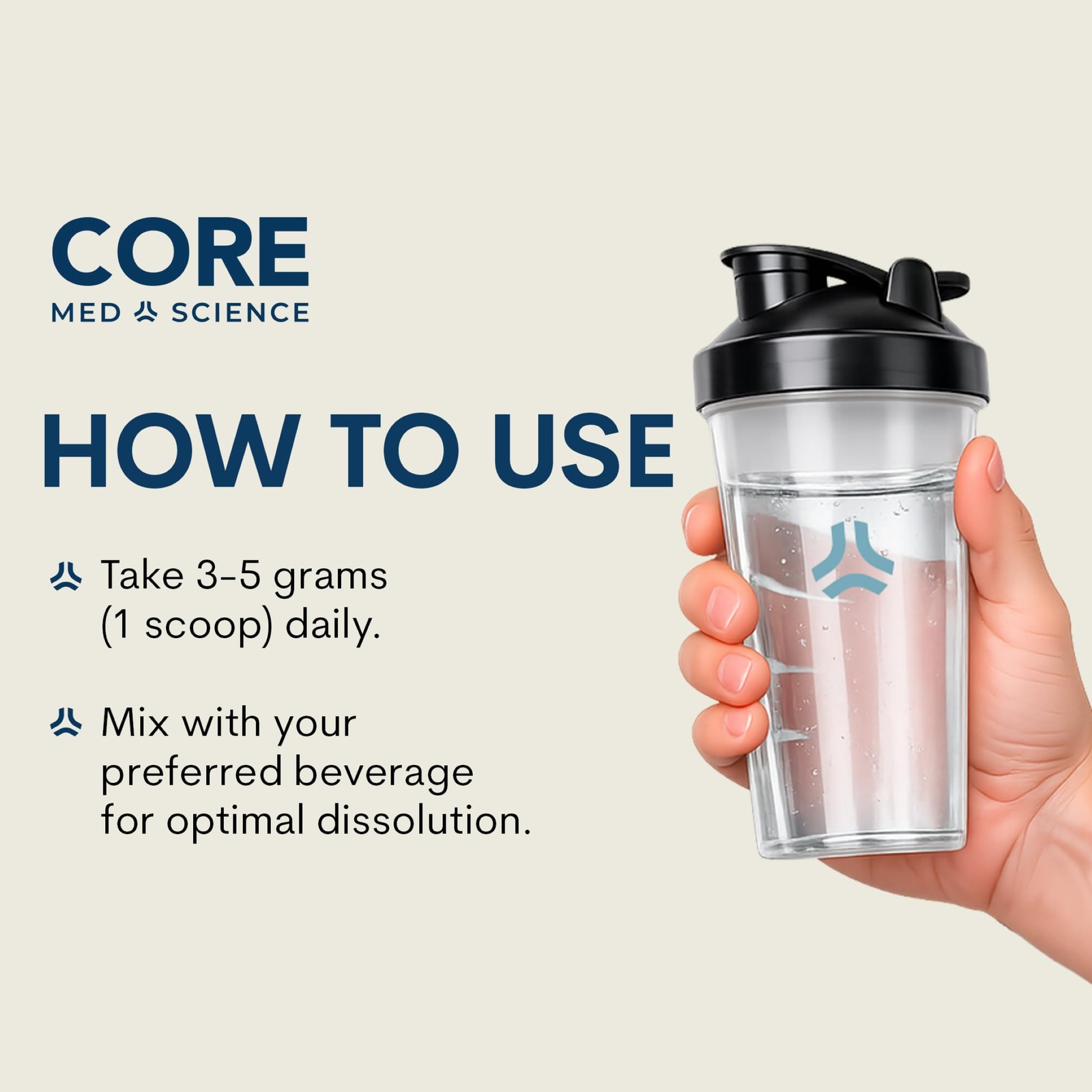 Core Med Science Creatine Monohydrate Powder 90 Servings – NSF Certified for …