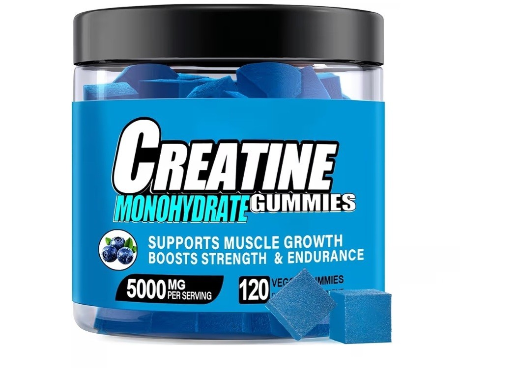 Creatine Gummies Monohydrate 5000MG Energy Muscle Performance / 120 Count