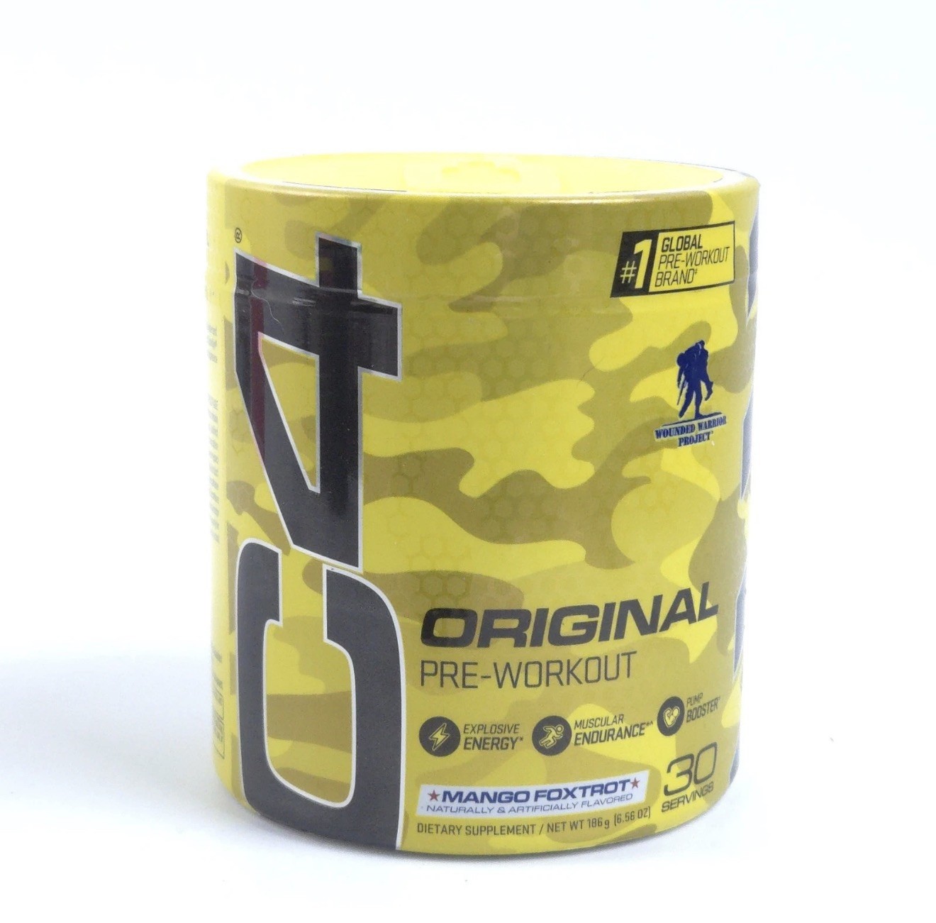 C4 PreWorkout – “Mango Foxtrot” – Wounded Warrior Project 30 Servings – NEW