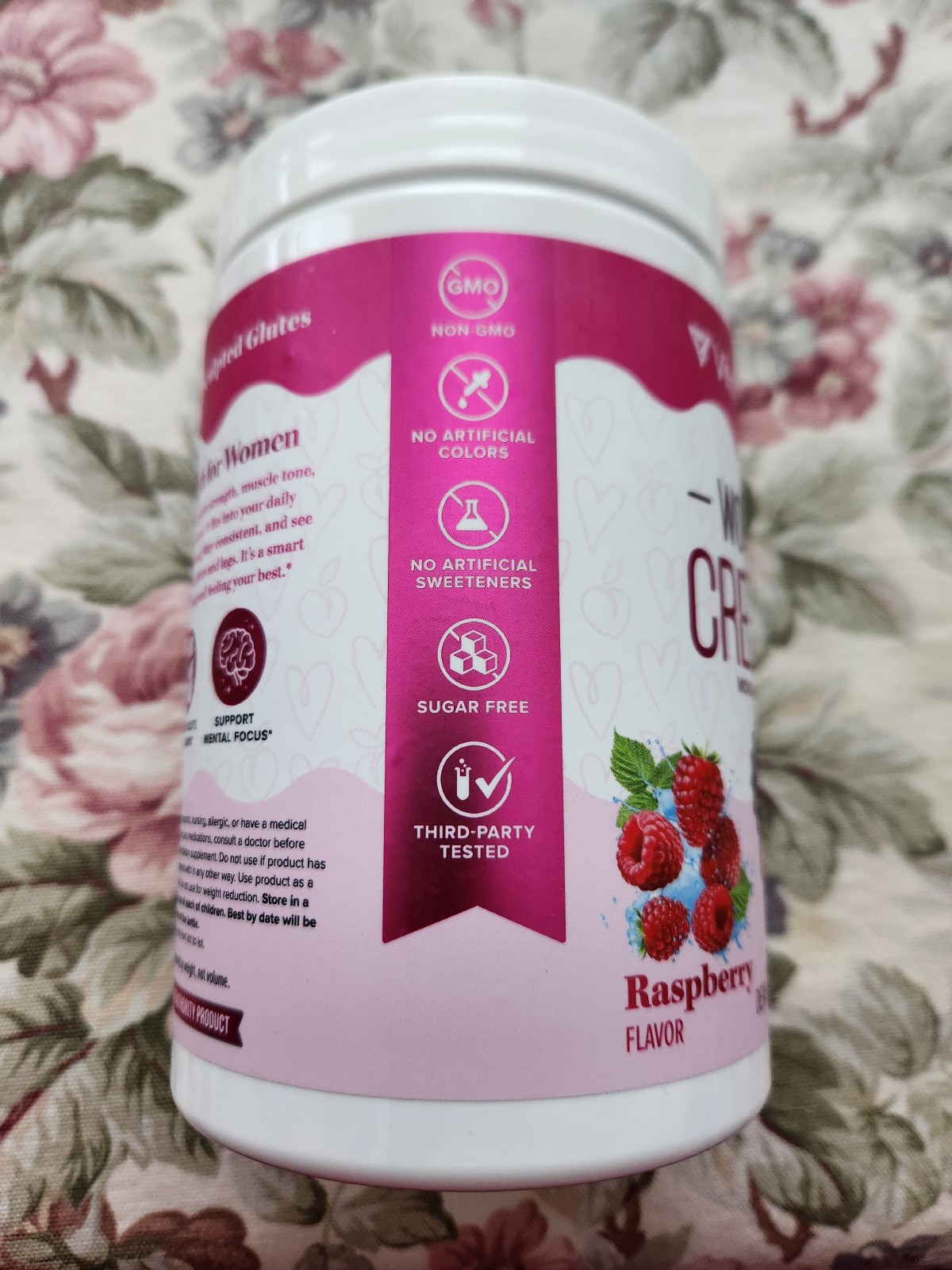 Vitauthority Women’s Micronized Creatine Monohydrate Powder ~ RASPBERRY FLAVOR