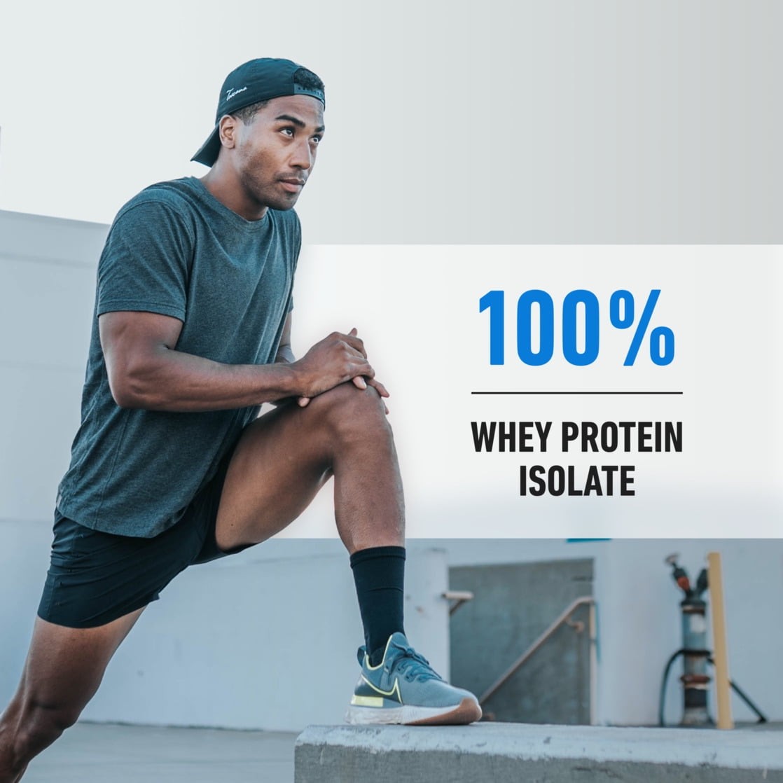 Zero Carb 100% Whey Protein Isolate Powder, Creamy Vanilla, 25G Protein