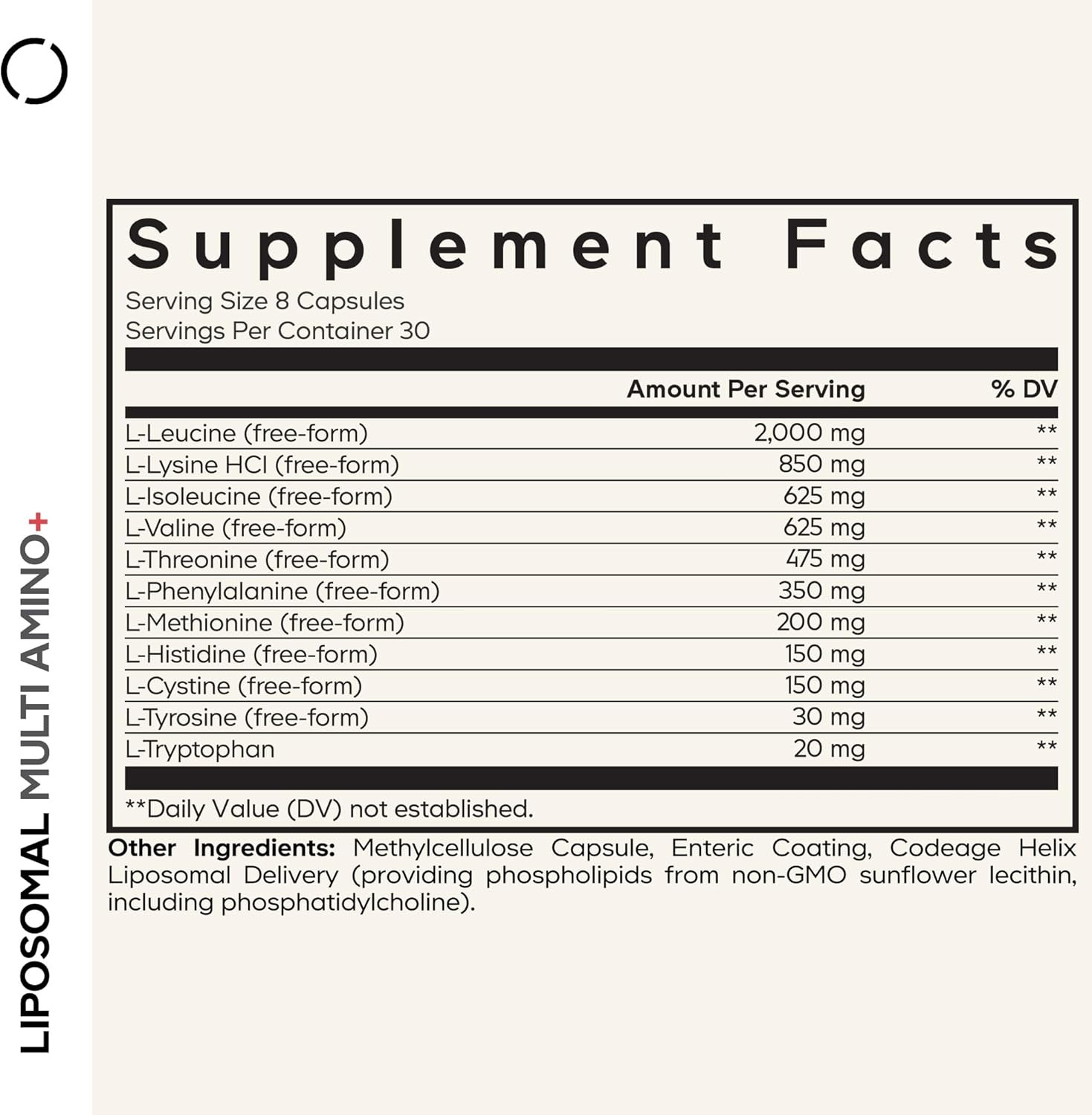 Multi Amino BCAA & EAA Supplement, 9 Essential Amino Acids, Vegan, 240 Capsules