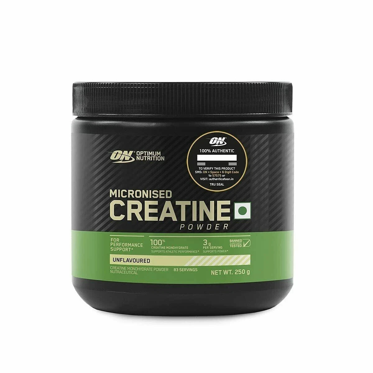 Original Optimum Nutrition Micronized Creatine Powder 250g Unflavoured FAST SHIP