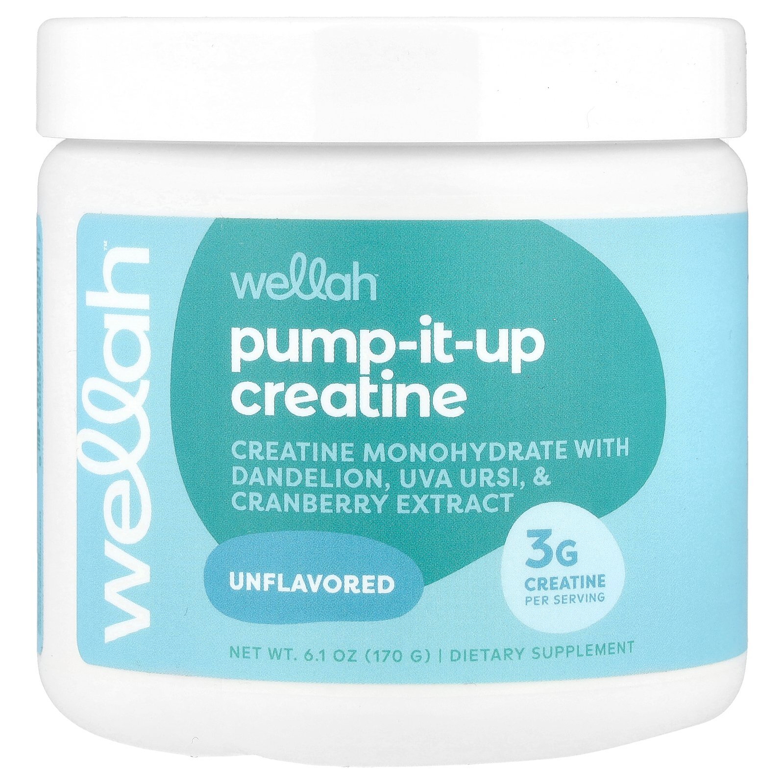Pump-It-Up Creatine, Unflavored, 6.1 oz (170 g)