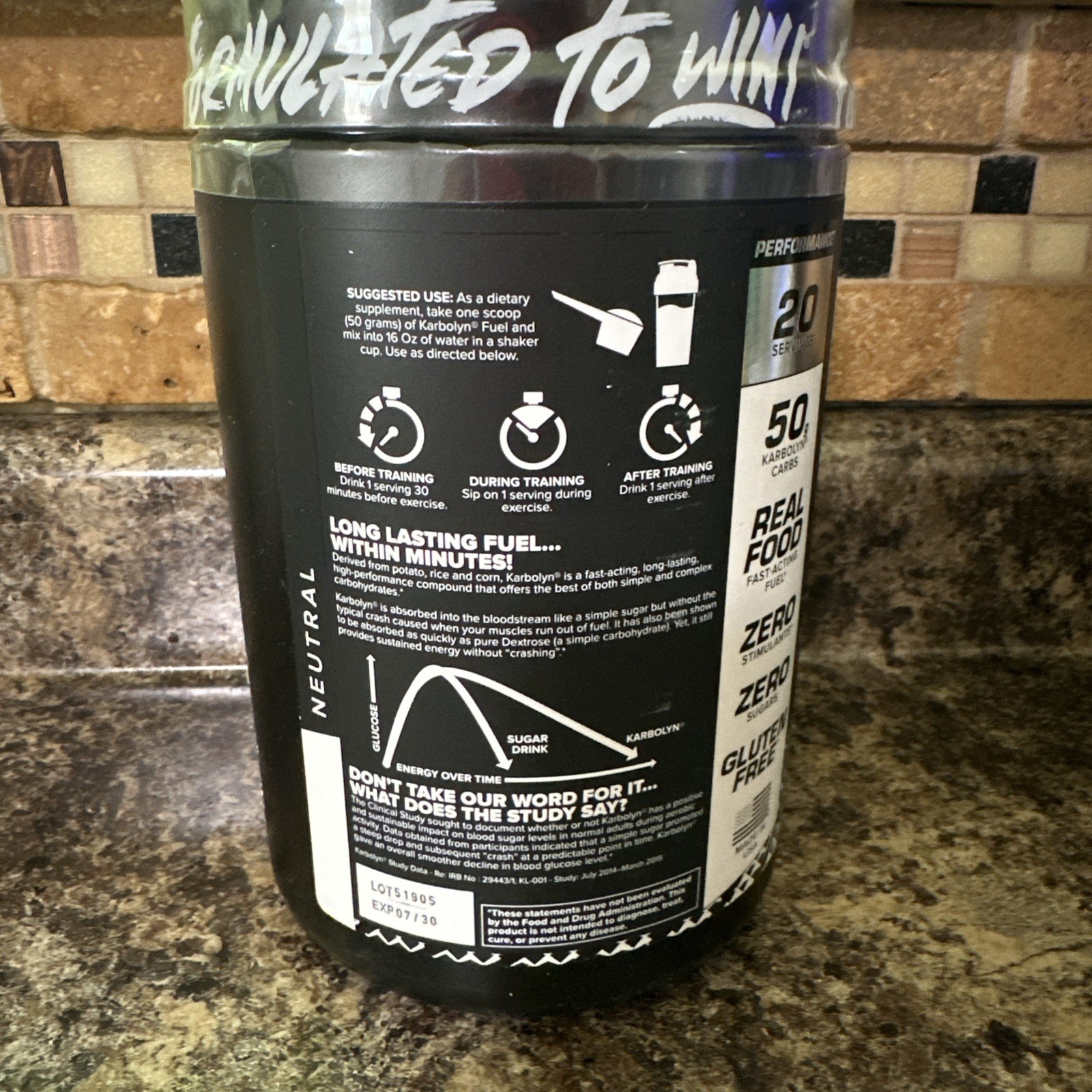 EFX Sports KARBOLYN FUEL 2.2LBS High Performance Carbohydrate Glycogen Loading