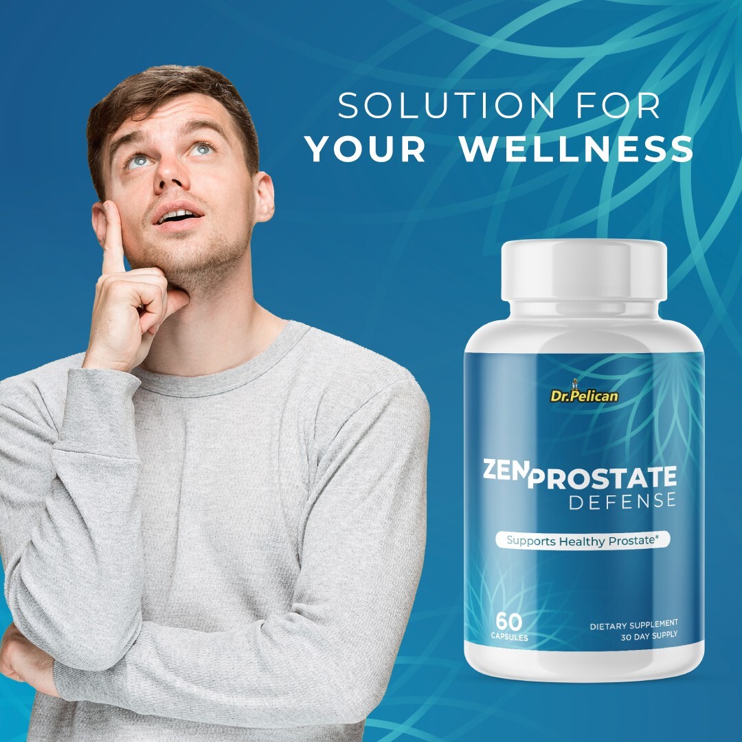 Zen Prostate Defense- Prostate Support- 3 Bottles- 180 Capsules