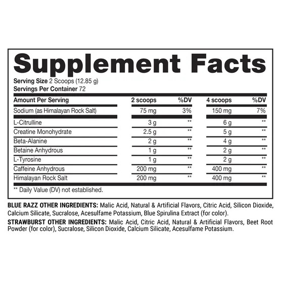 Mr. Hyde Signature Pre-Workout Multi-Flavor with Creatine 72 Servings