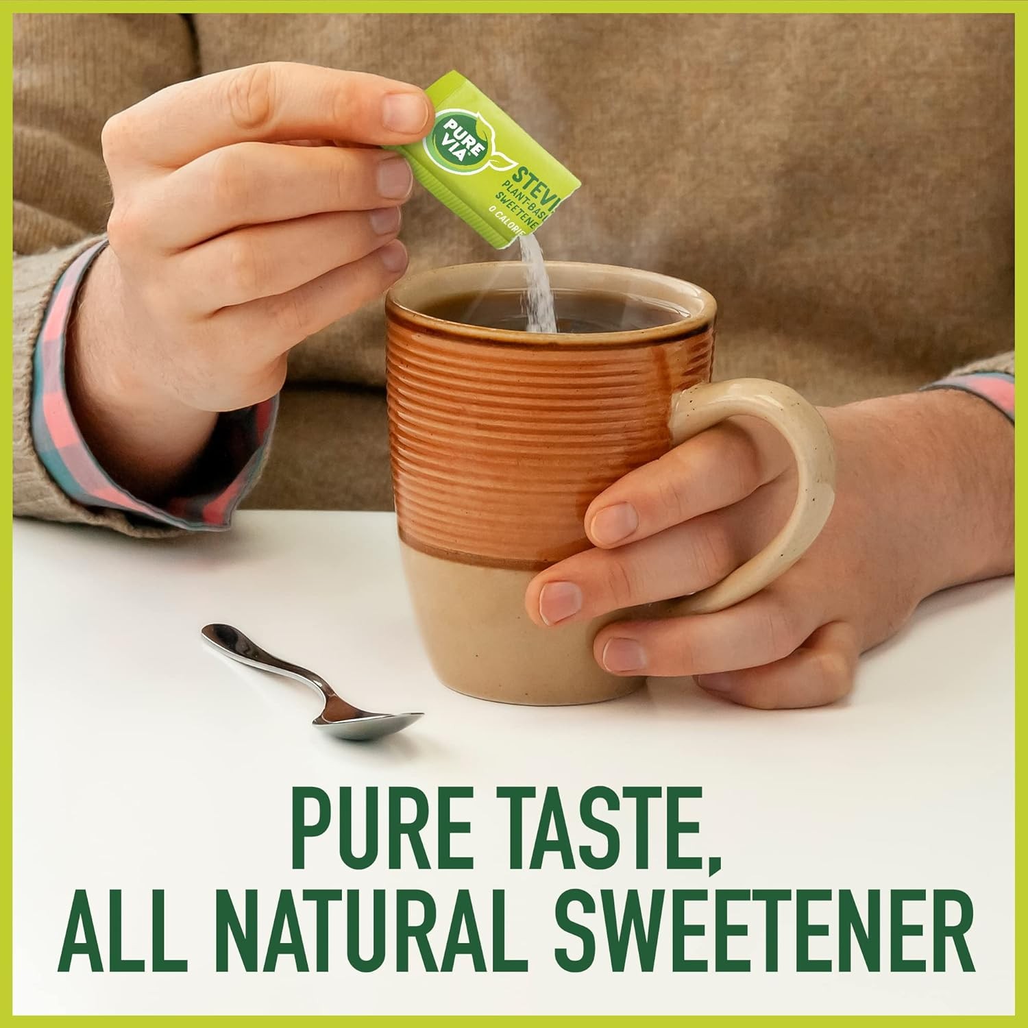 Pure Via Stevia Sweetener 28.2oz (800 packets) 28.21 Ounce (Pack of 1)
