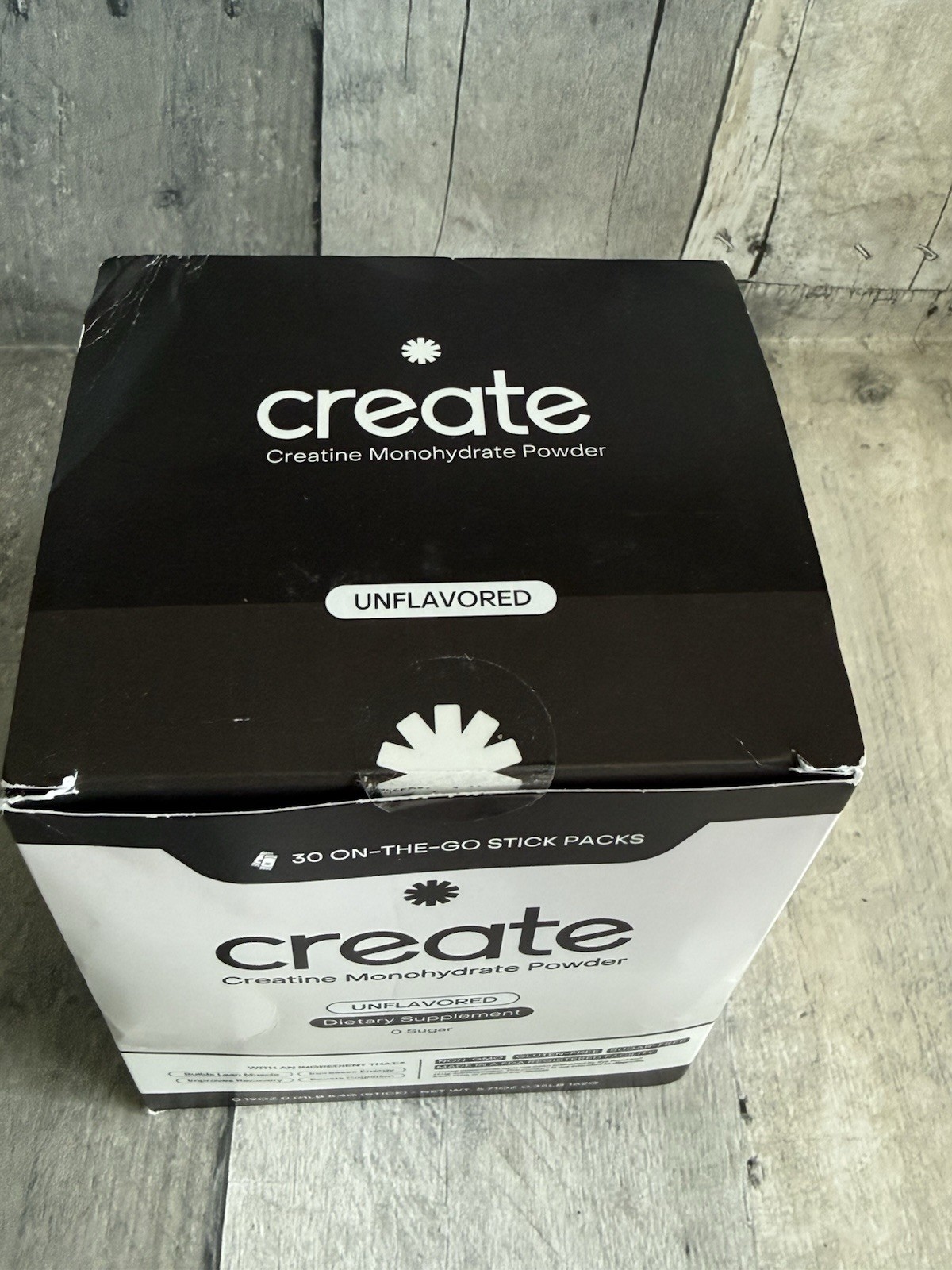 Create Single Serve Creatine Monohydrate Powder 30 Stick Packs.EXP 8/27 FREESHIP