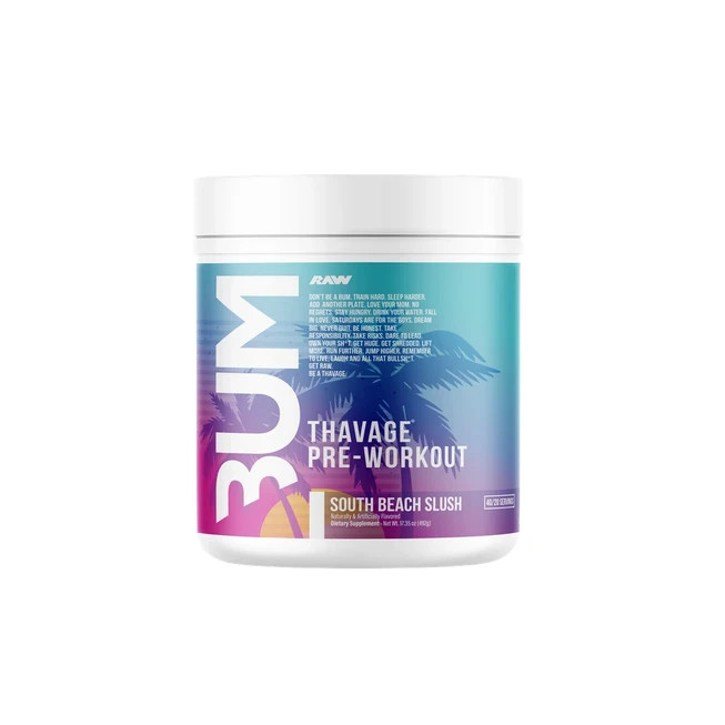 GET RAW NUTRITION CBUM SERIES THAVAGE PRE-WORKOUT Power Strength Energy 40 Srv