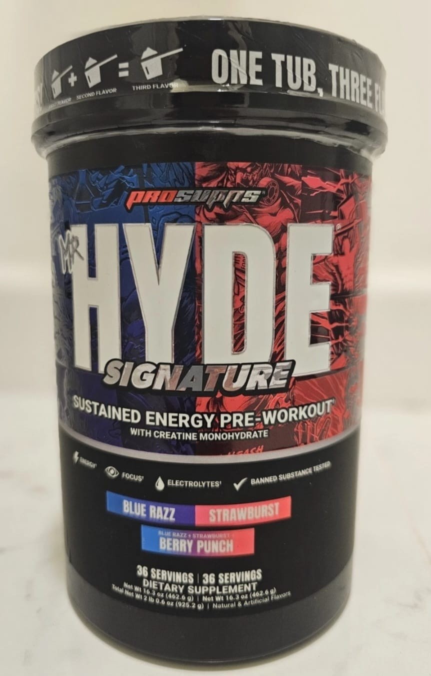 Mr. Hyde Signature Pre-Workout Multi-flavor with Creatine 72 Servings EXP 10/202