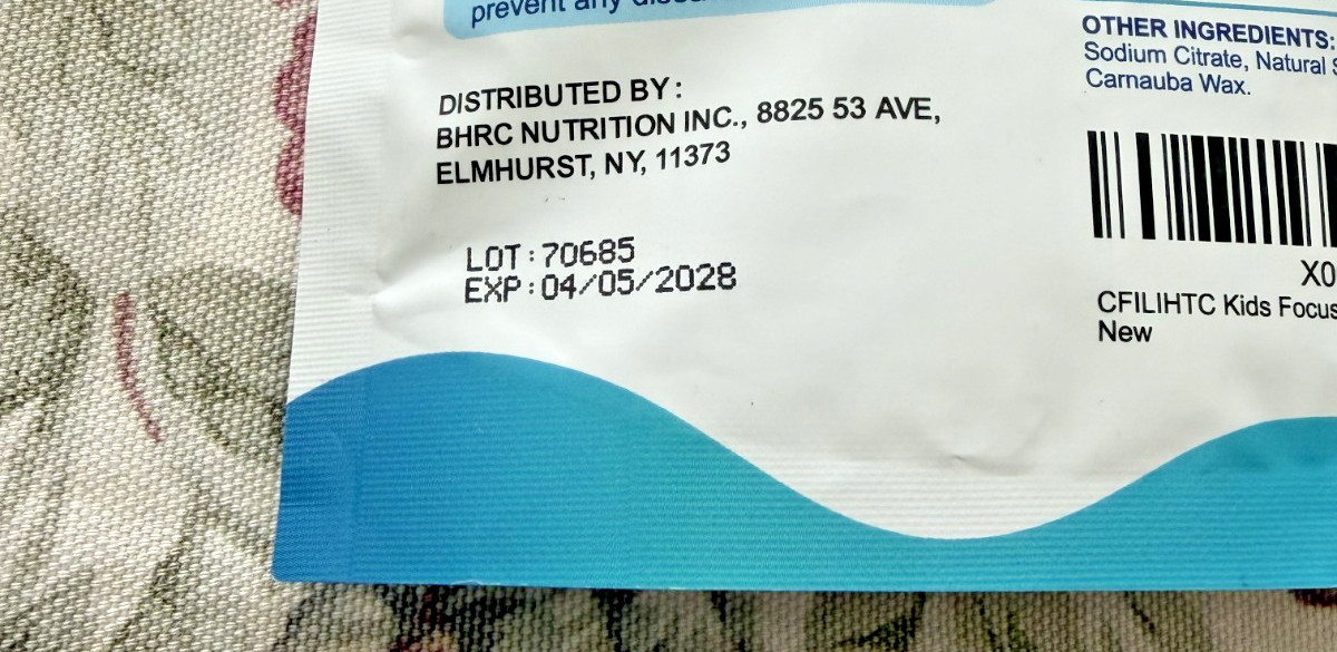 Kids Focus & Memory Gummies with Magnesium Glycinate, Phosphatidylserine