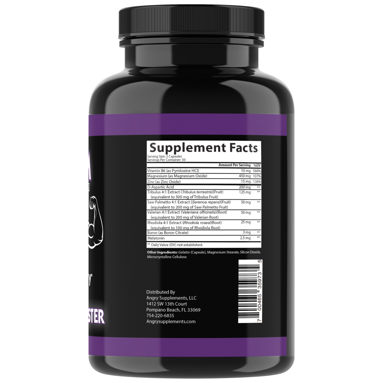 Monster Test CAPS 120CT + Monster PM 60CT Testosteron Booster Sleep Aid Pill 2PK
