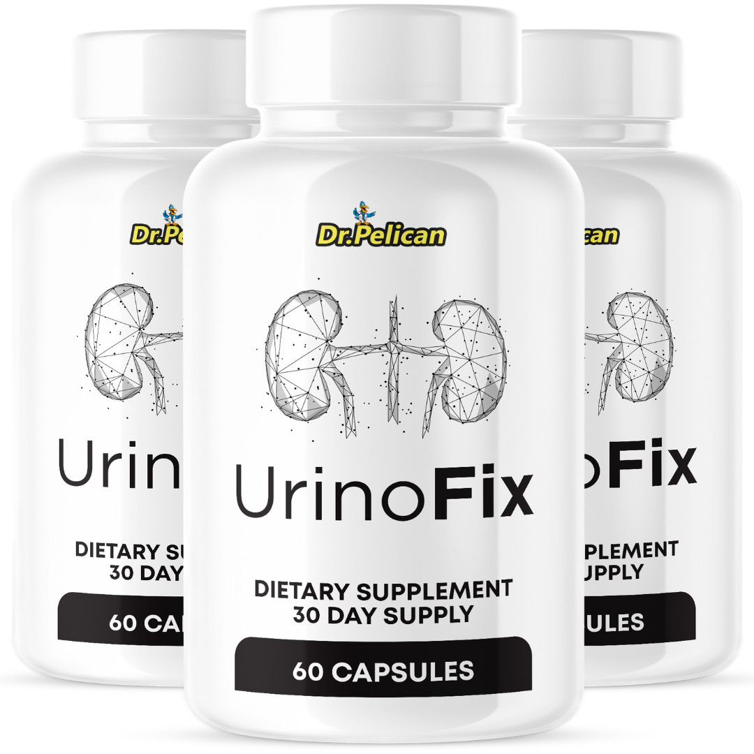UrinoFix- Prostate Support- 3 Bottles- 180 Capsules