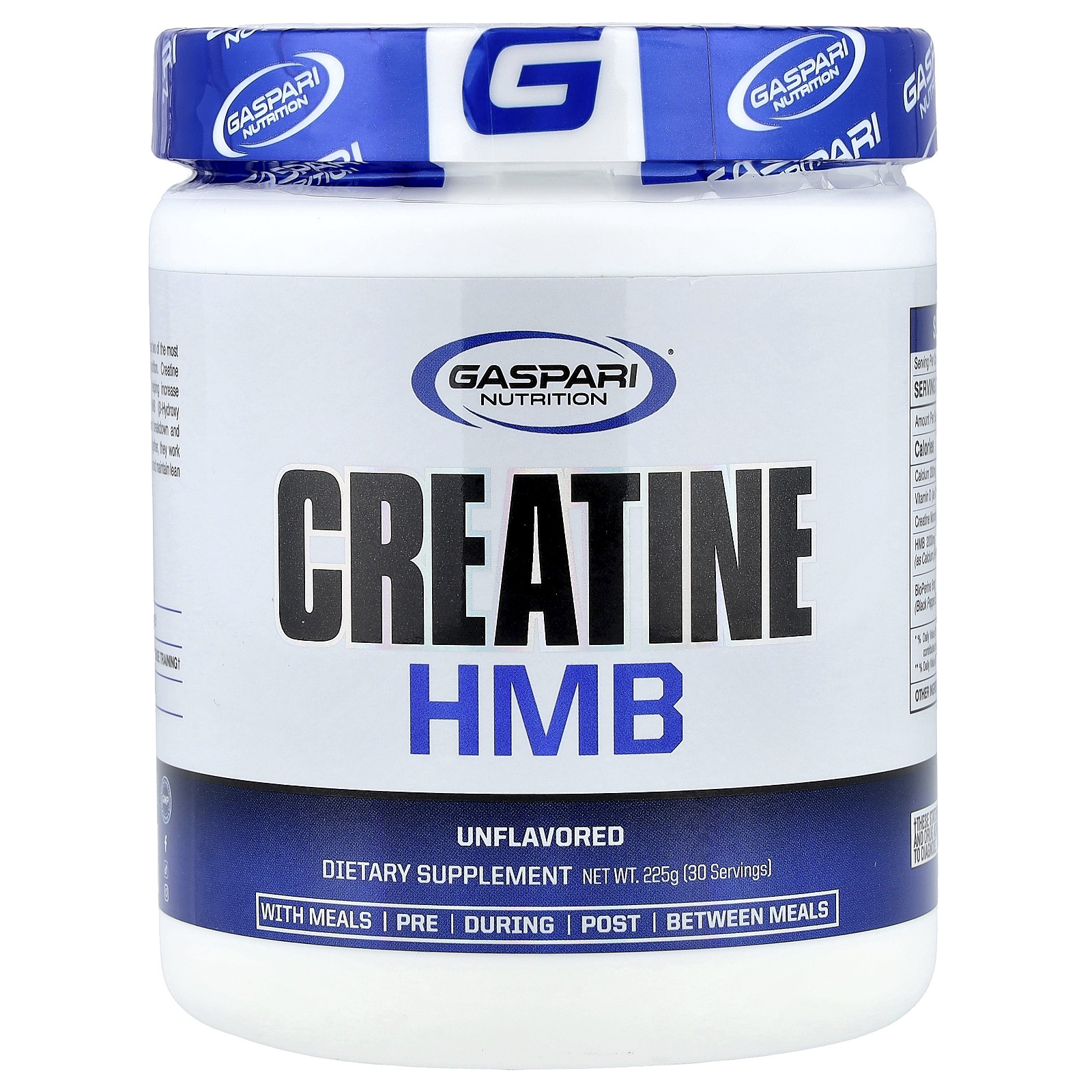 Creatine HMB, Unflavored, 225 g