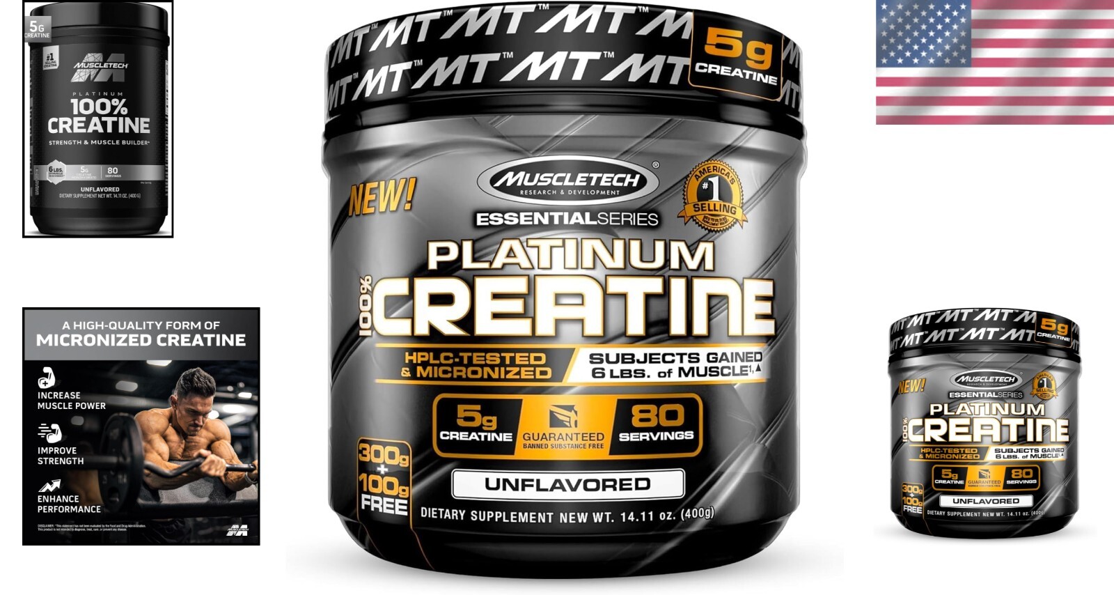 Keto-Friendly Micronized Creatine Powder – 80 Servings for Enhanced Performance