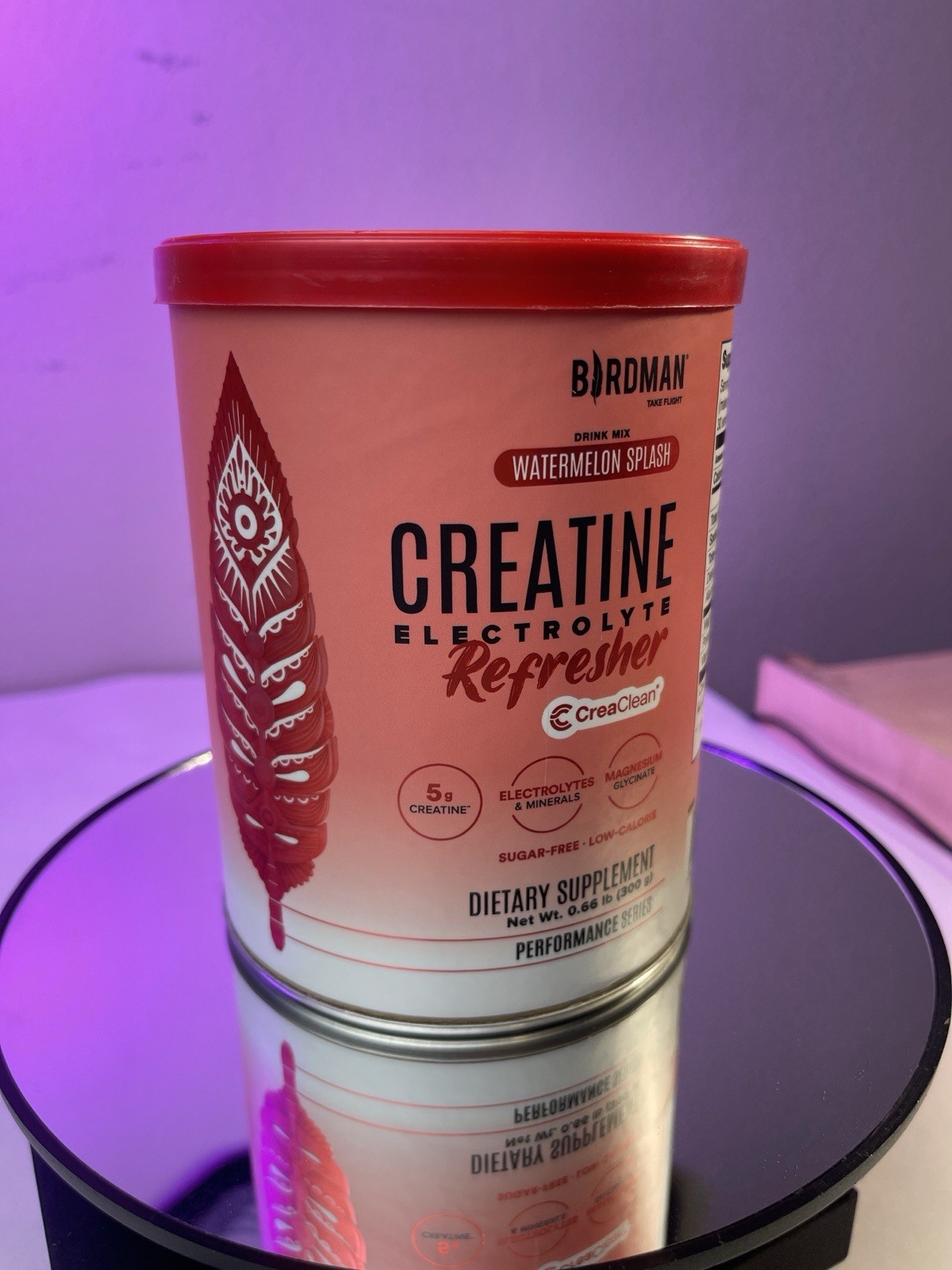 Birdman Creatine Electrolyte Refresher Watermelon Splash 30 Servings NEW