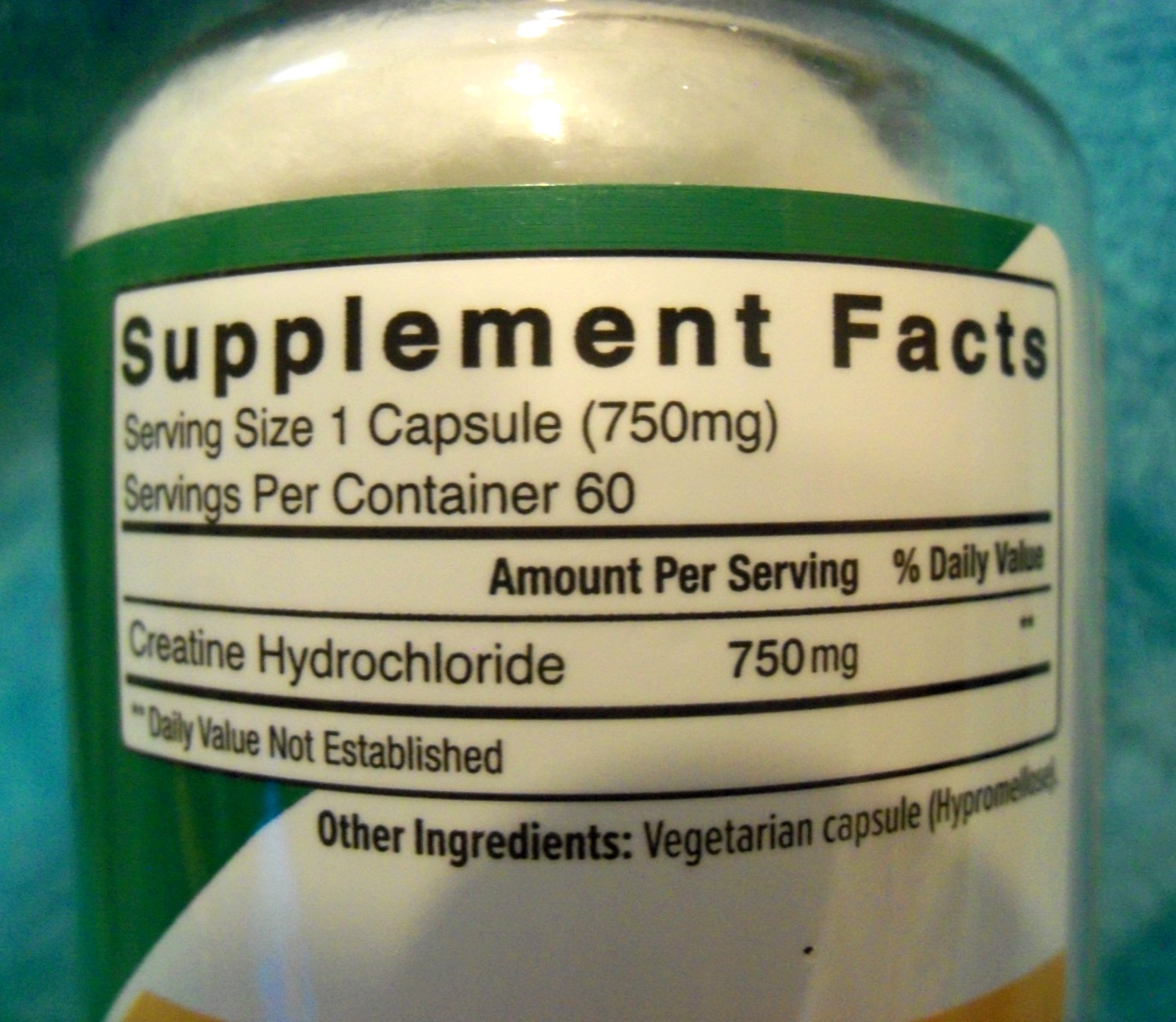 3 NORTH STAR Creatine HCL Hydrochloride Capsules, 750 Mg-HI ABSORPTION-180 Caps