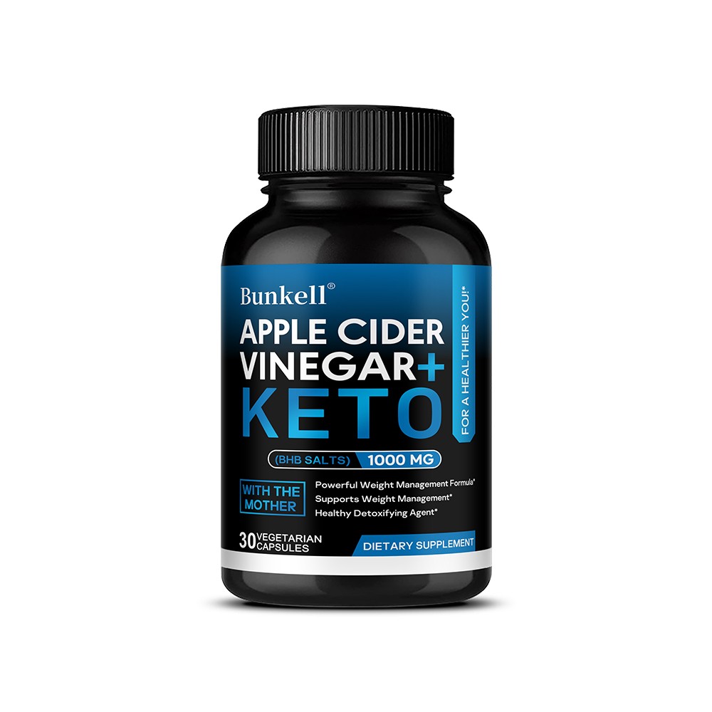 Apple Cider Vinegar BHB Salts Supplement Diet Pills Unisex Support Appetite
