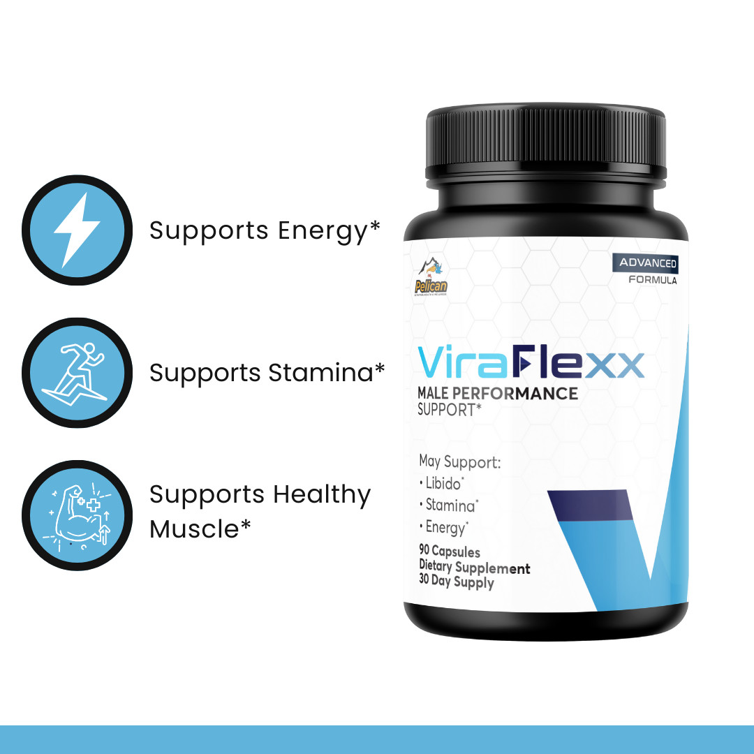 ViraFlexx- Bodybuilding & Men’s Health Support- 12 Bottles- 1080 Capsules