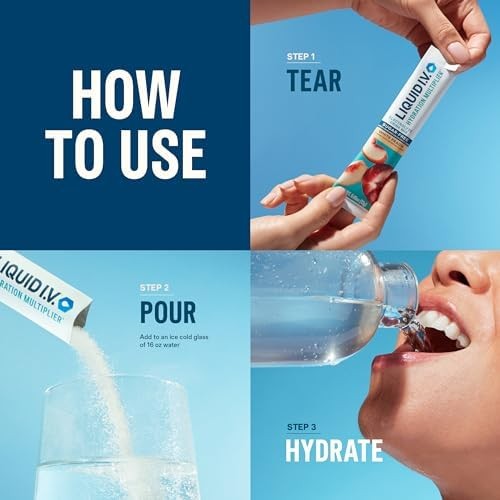 Liquid I.V. Hydration Multiplier Sugar-Free Mango Pineapple Electrolyte Powder D