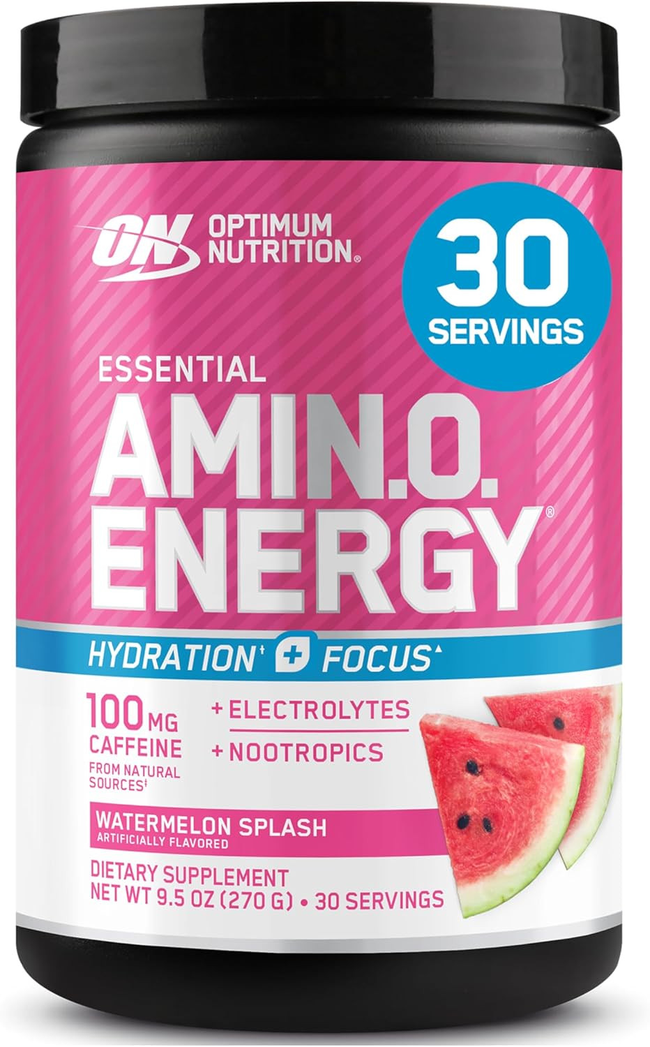 Amino Energy Powder plus Hydration, with BCAA, Electrolytes, and Caffeine, Pine