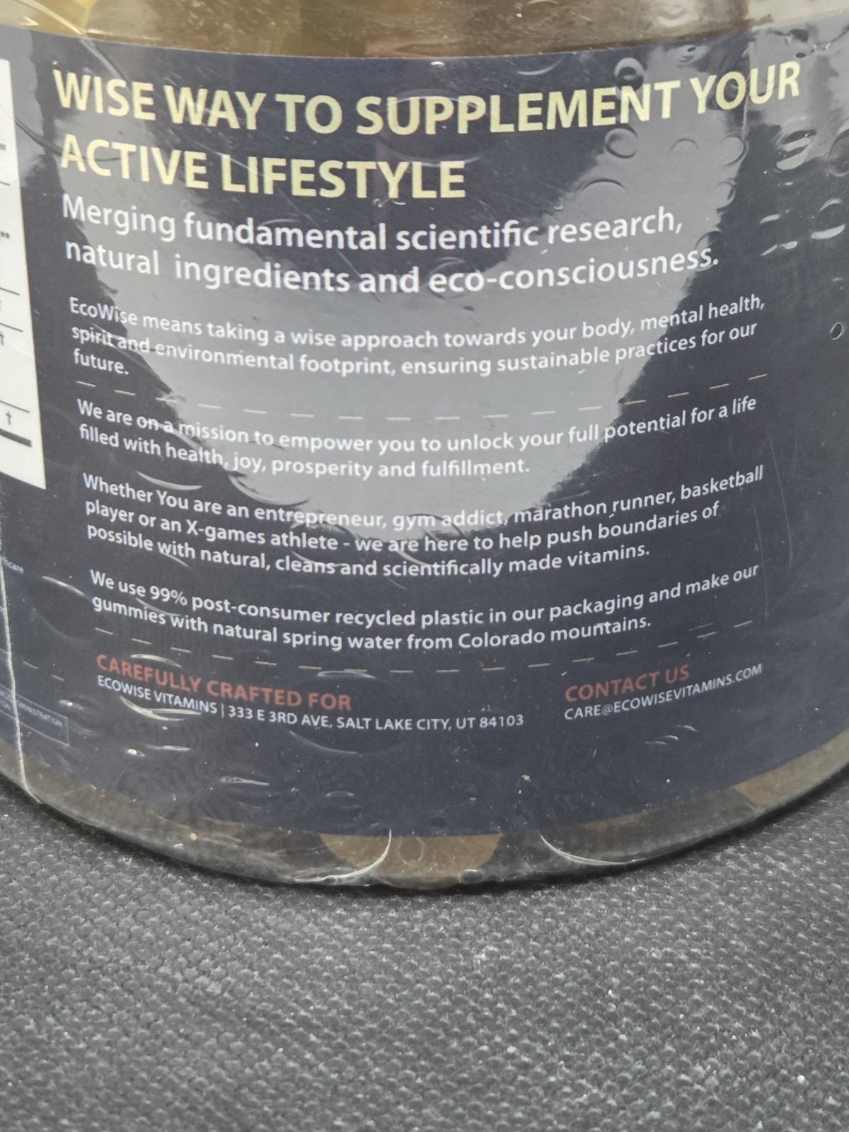 EcoWise Wellness Creatine Monohydrate 5g Mango Chewables 120ct