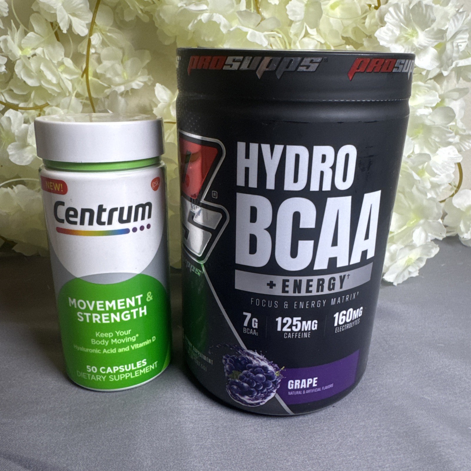 Centrum Movement & Strength 50 Capsules + ProSupps Hydro BCAA Energy Grape 11/26