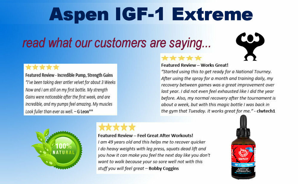 Deer Antler Velvet Spray EXTREME IGF-1 | 400mg At 43X | One Bottle
