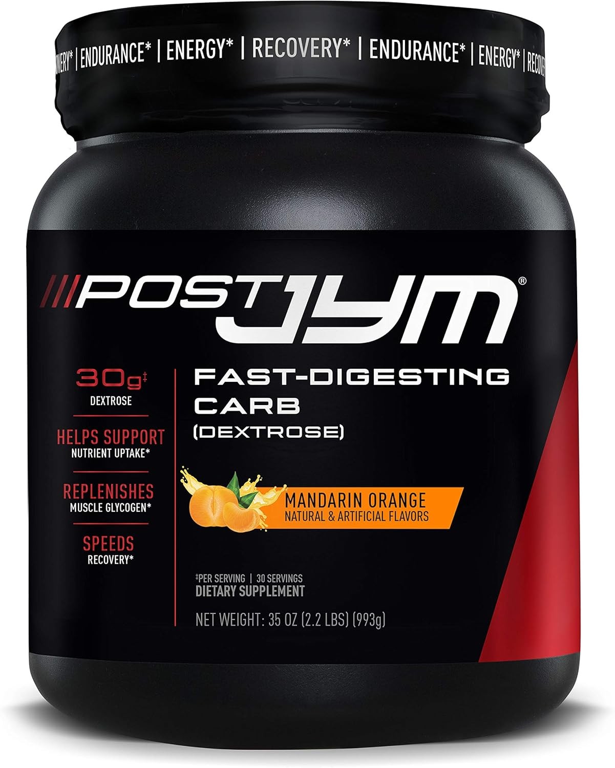 Carb Fast Digesting Post Workout Recovery Powder- Pre Workout Protein