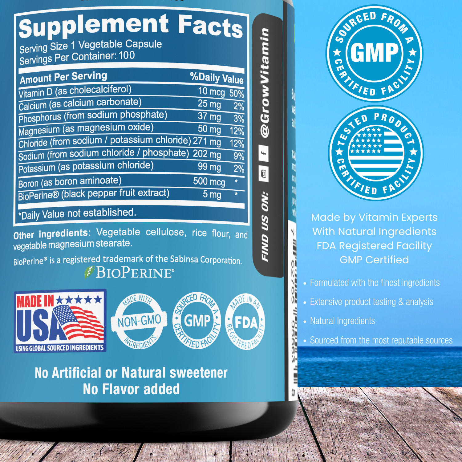 Electrolyte Capsules – for Supporting Energy, Endurance, and Hydration – 100