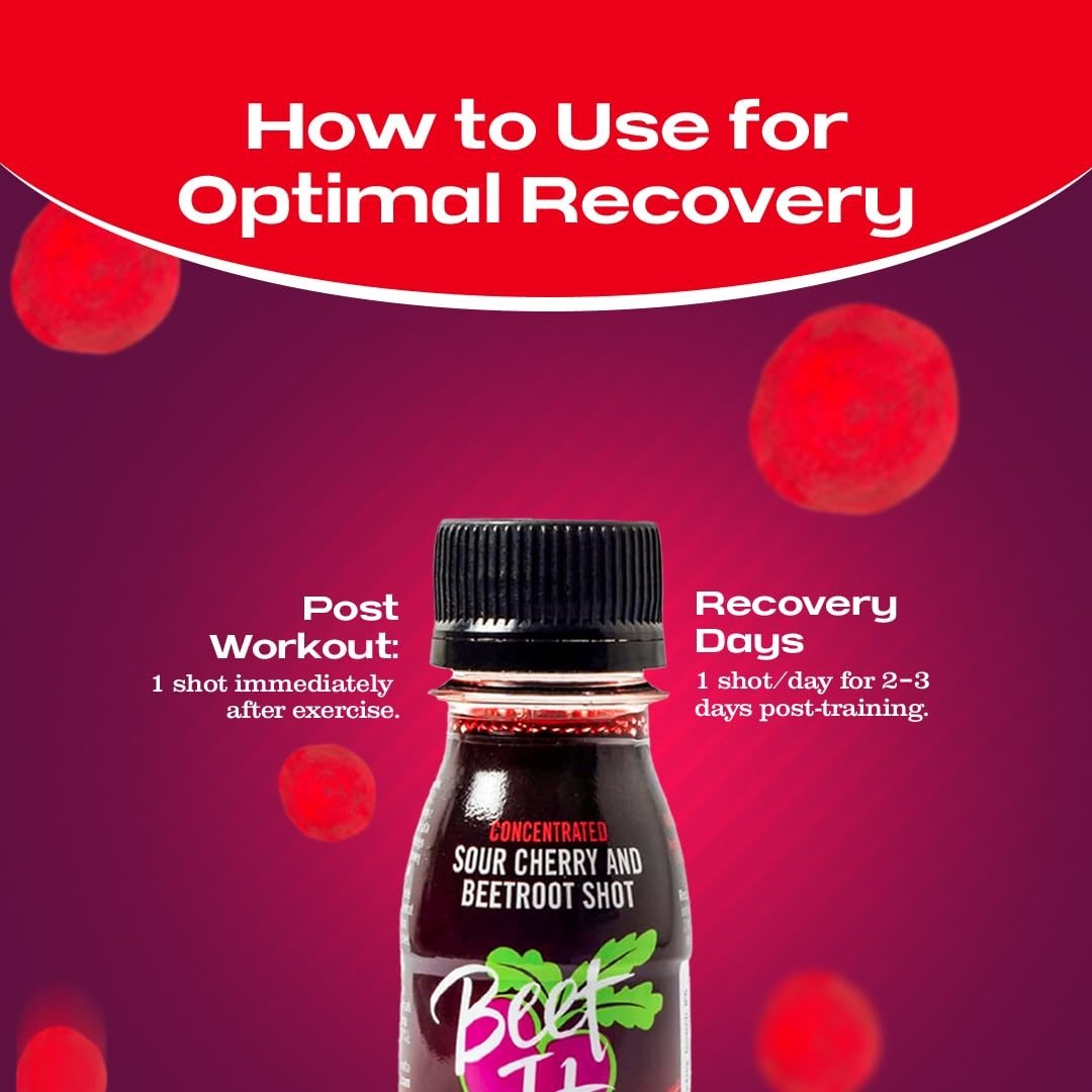 15x Beet It Regen Cherry+ Energy Shots 70ml Beet Juice & Tart Cherry Juice