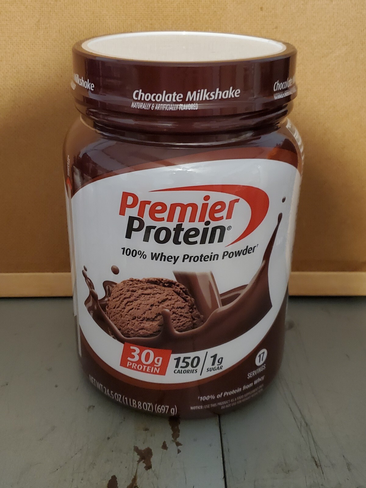(BB 12/26) Premier Protein 100% Whey Protein Powder Chocolate Milkshake, 30g