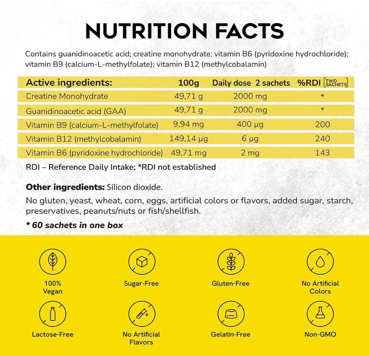 CreGAAtine Micronized Creatine Monohydrate + GAA