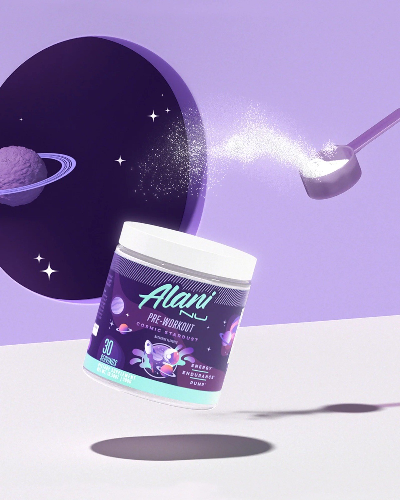 Alani, Pre Workout, Cosmic Stardust, 7.0oz 20 Servings, EXP 2/27