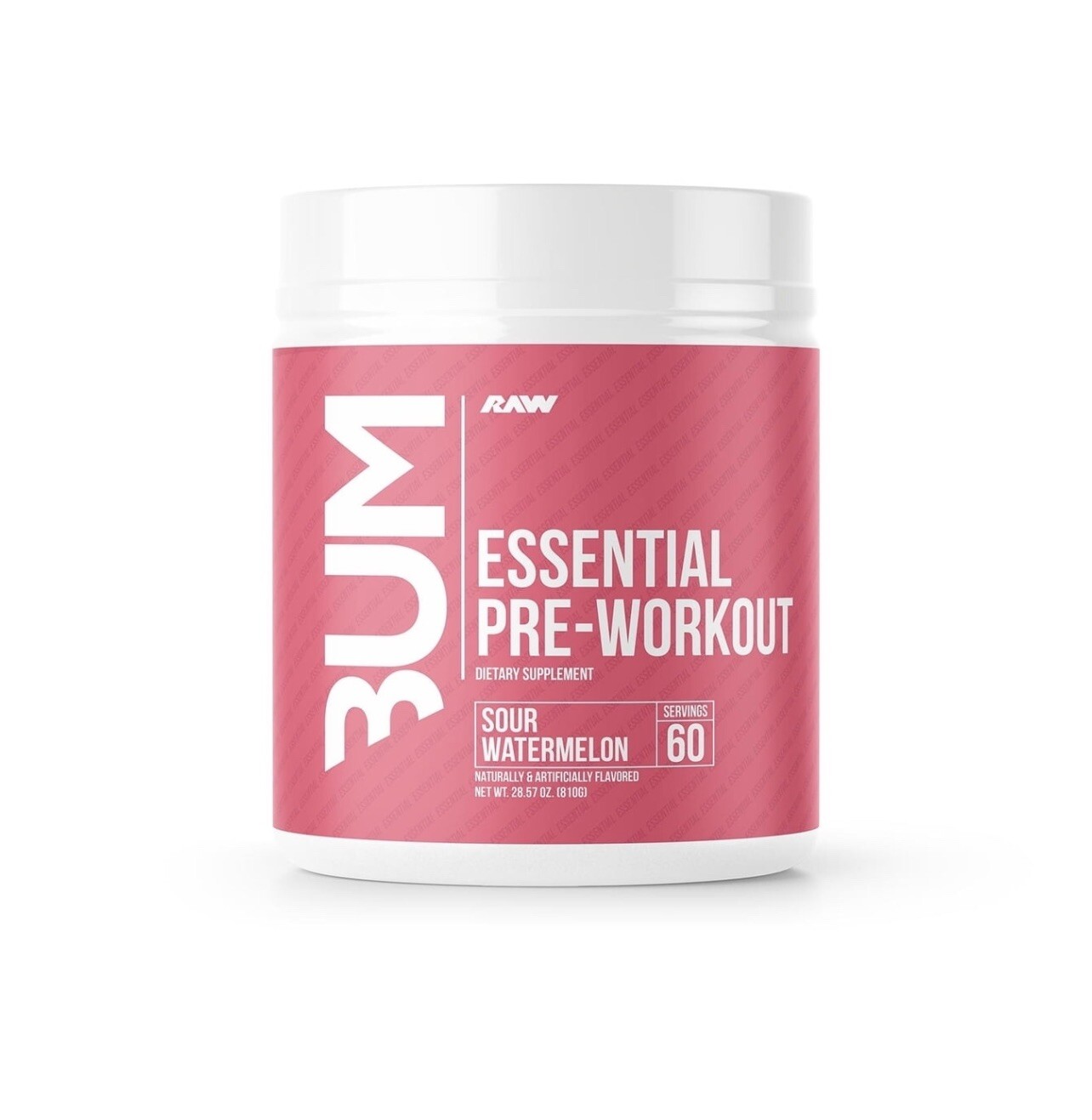 Raw Nutrition Pre Workout Sour Watermelon 60 Servings