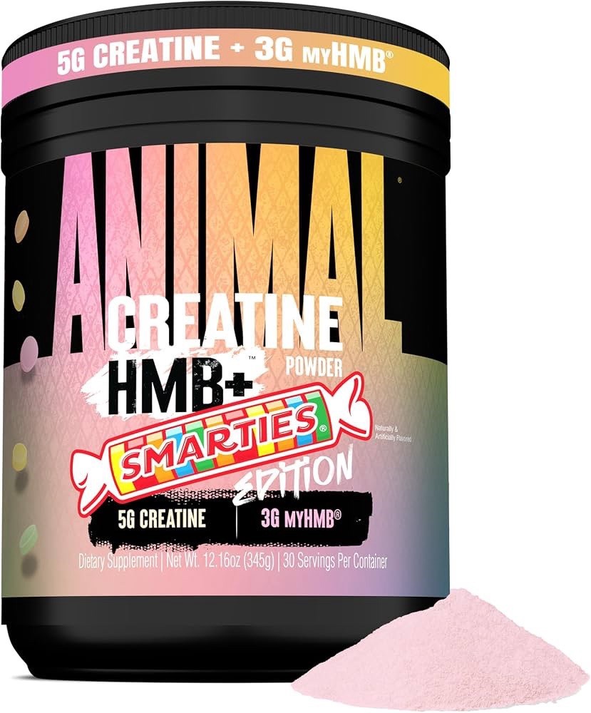 Animal Creatine HMB Powder x Smarties 3g myHMB + 5g Creatine Monohydrate. B6