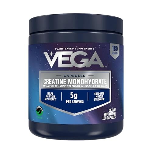 Creatine Monohydrate Powder 5g Pure Unflavored 100 Servings