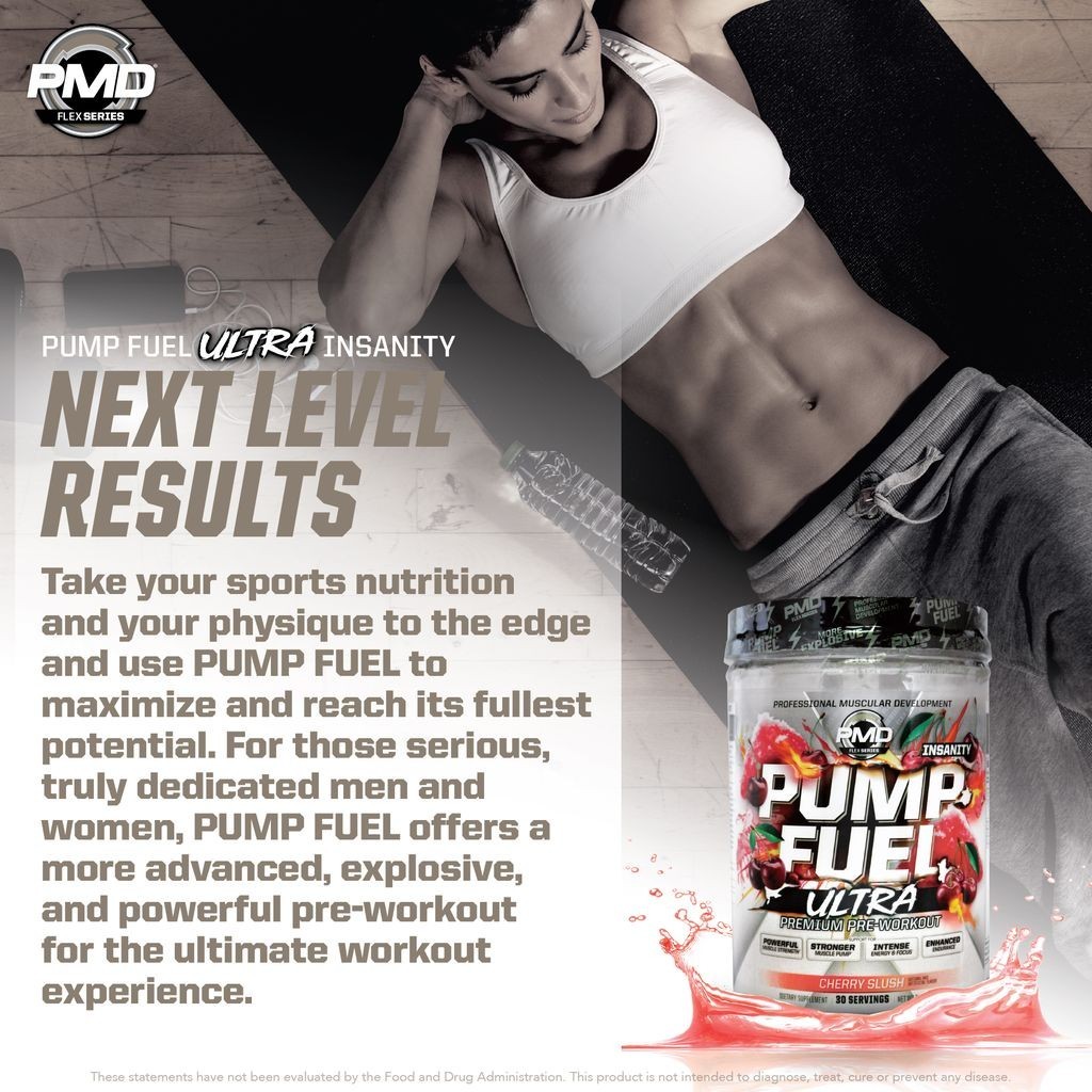 PUMP FUEL ULTRA INSANITY GLYCO LOAD PRE WORKOUT – CHERRY SLUSH (30 Servings)
